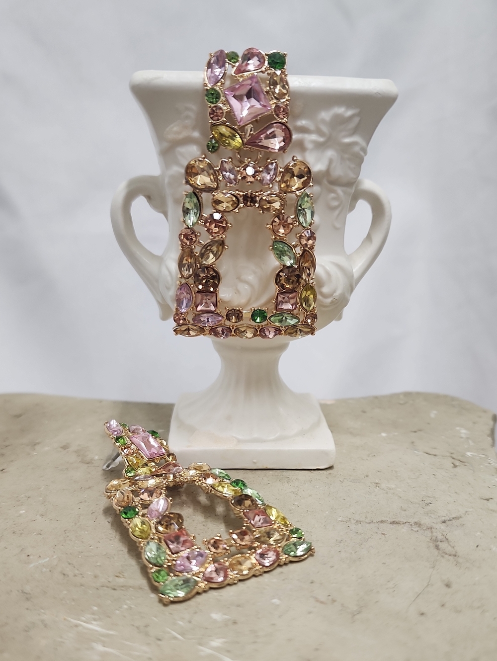 Crystal Drop Runway Lightweight Pierced Earrings